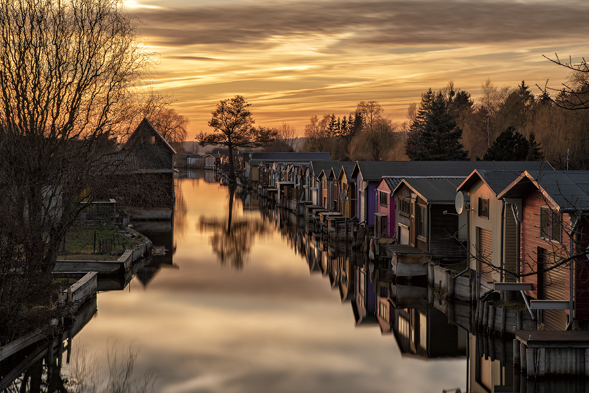 Abend an der Peene