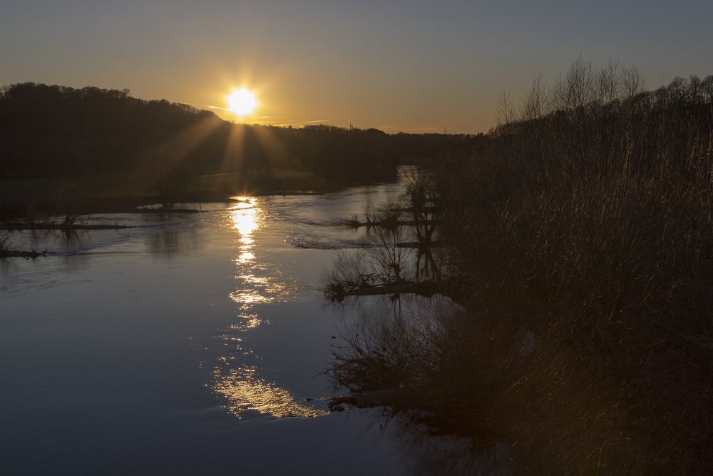 Abend an der Ruhr