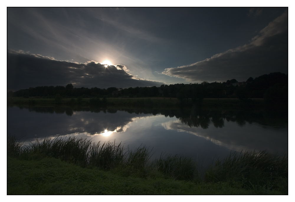 Abend an der Ruhr