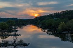 Abend an der Ruhr