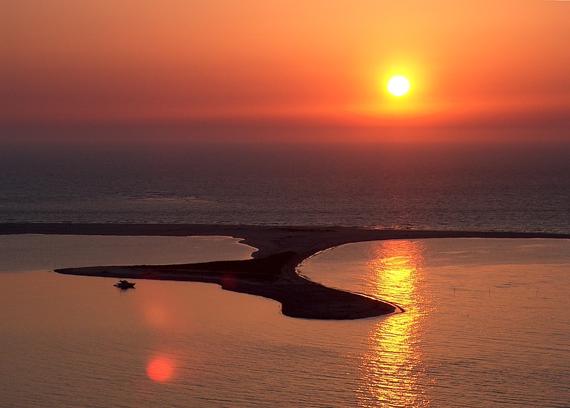 Abend an der Sandbank