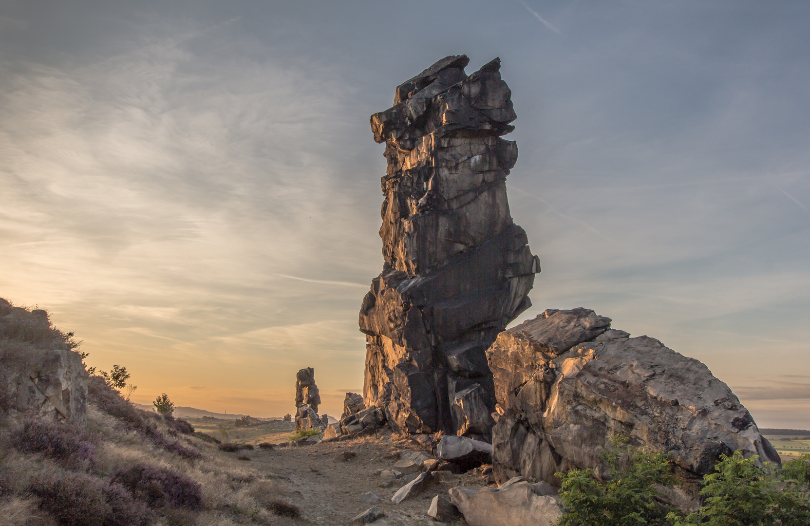 Abend an der Teufelsmauer