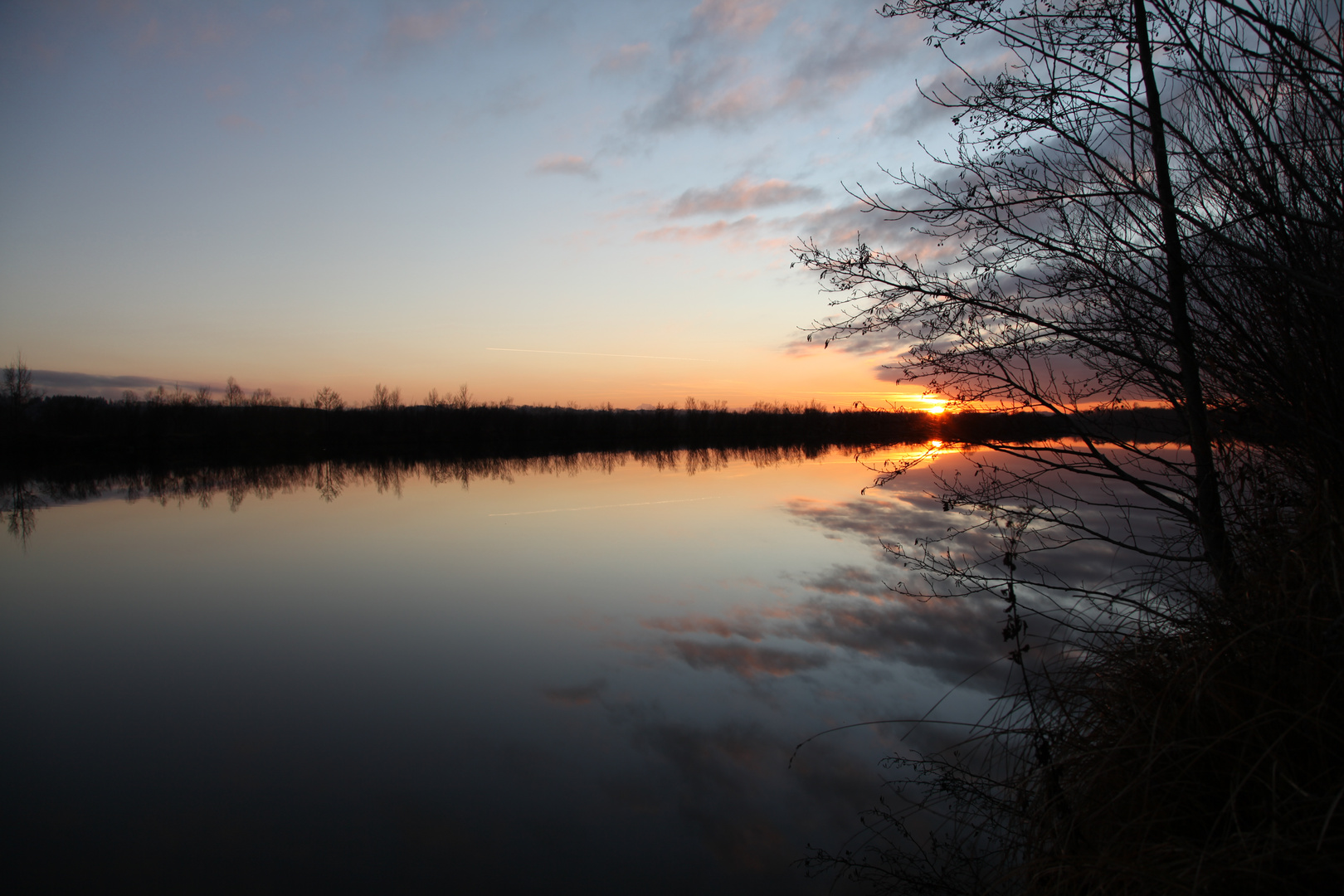 Abend an der Traun