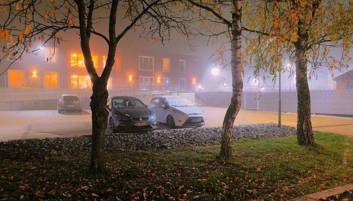 Abend an unserem neuen Altenheim