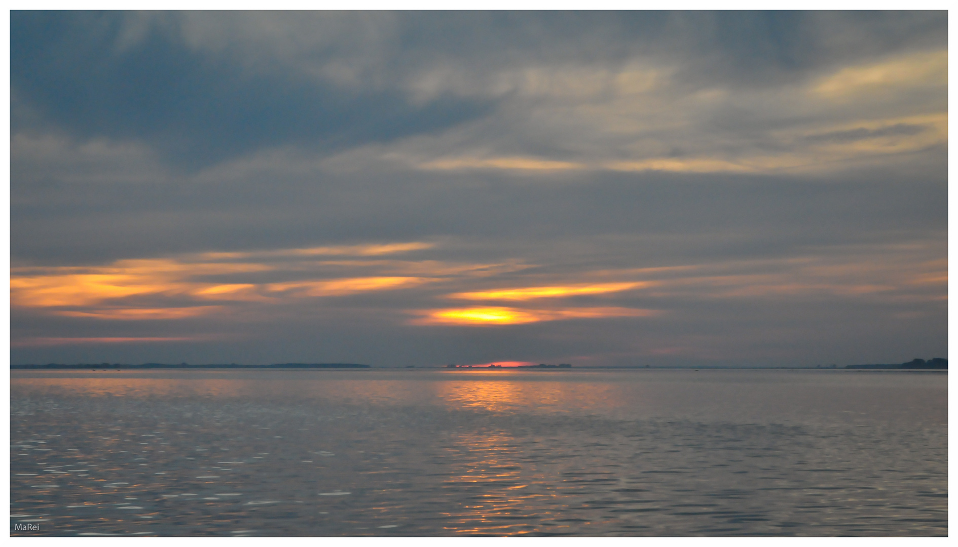 Abend auf dem Bodden