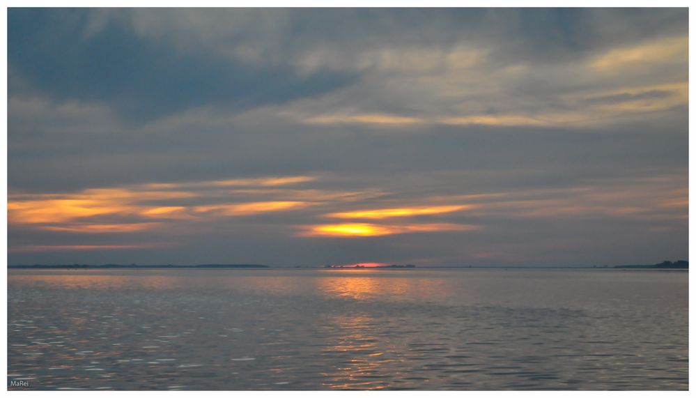 Abend auf dem Bodden