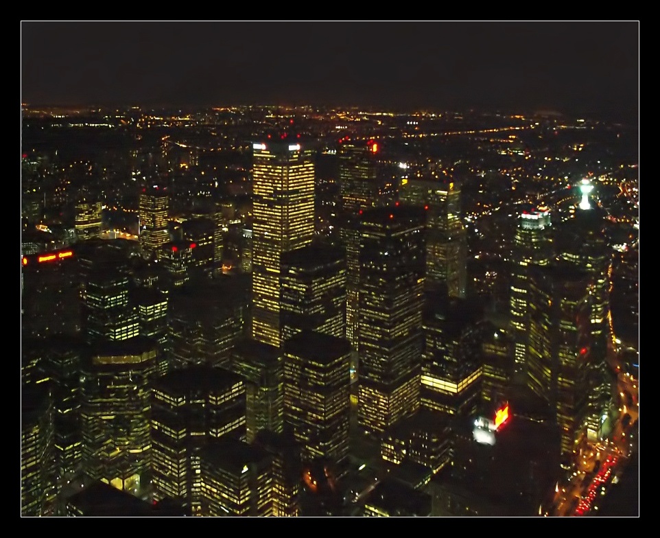 Abend auf dem CN Tower