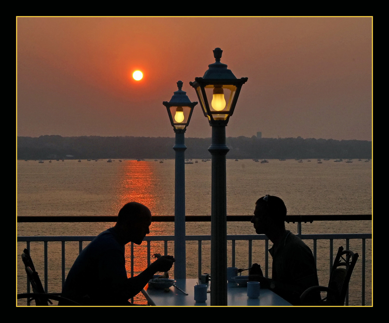 Abend auf dem Kreuzfahrtschiff