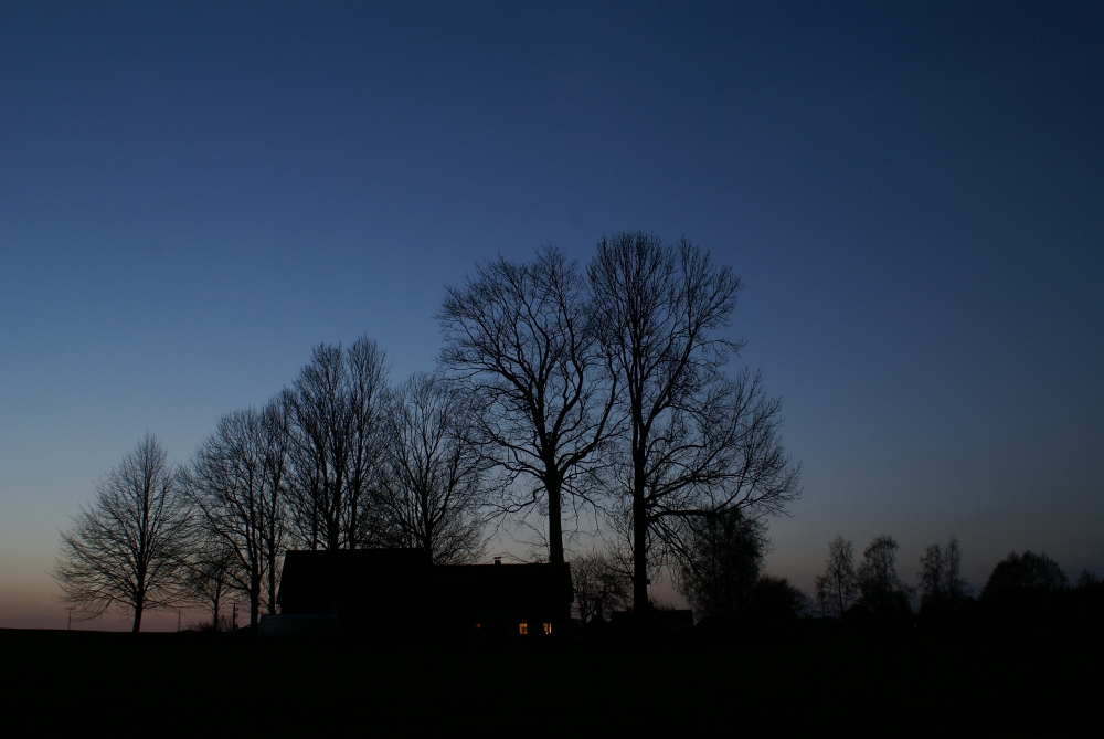 Abend auf dem Lande