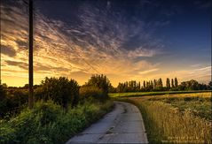 Abend auf dem Lande