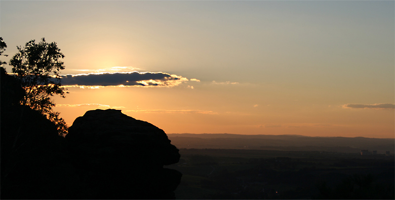 Abend auf dem Lilienstein