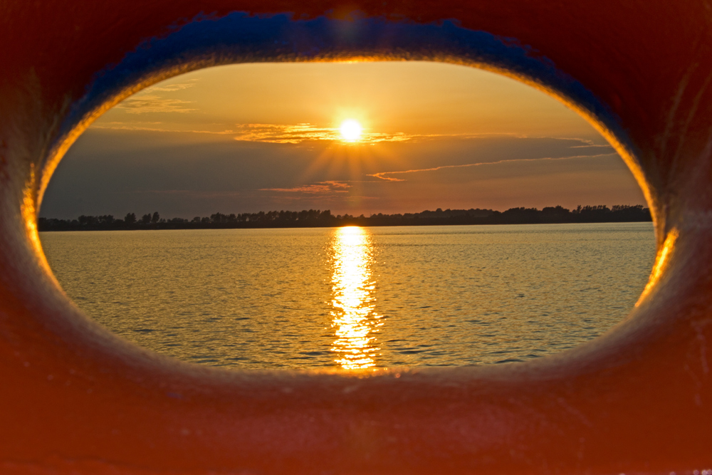 Abend auf dem Schiff