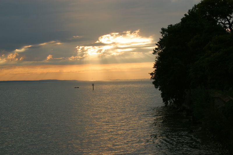 Abend auf der Lindauer Insel