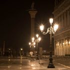 Abend auf der Piazetta San Marco