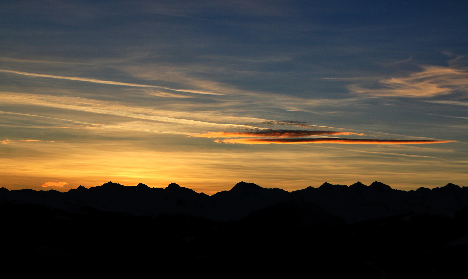 Abend auf der Prantner Alm