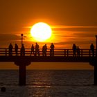 Abend auf der Zingster Seebrücke