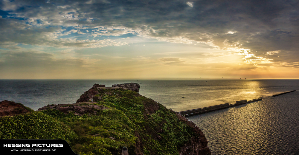 Abend auf Helgoland