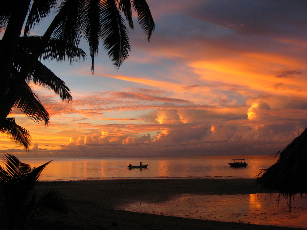 Abend auf Kadavu Island - Fidjii