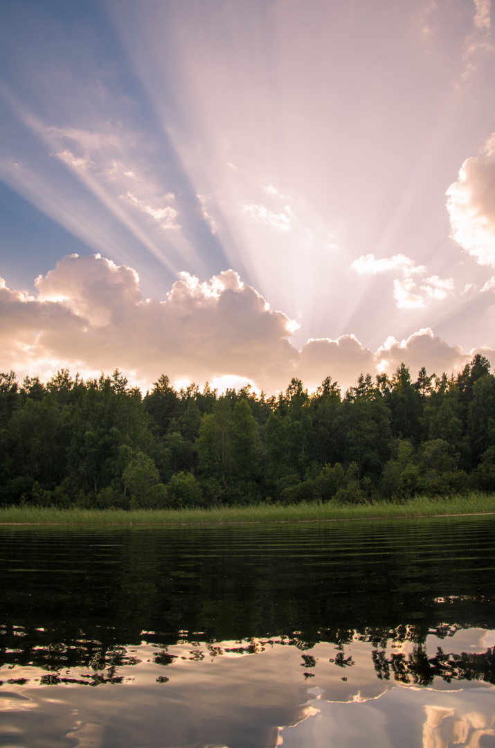 Abend auf Ladoga. Karelia, Harvey