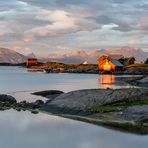 Abend auf Lovund