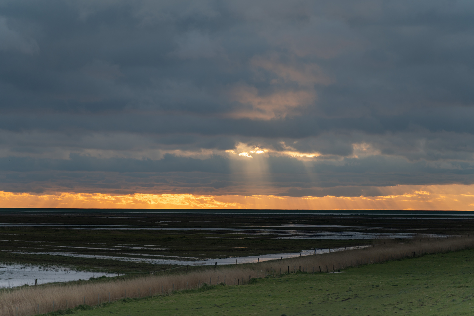 Abend auf Nordstrand