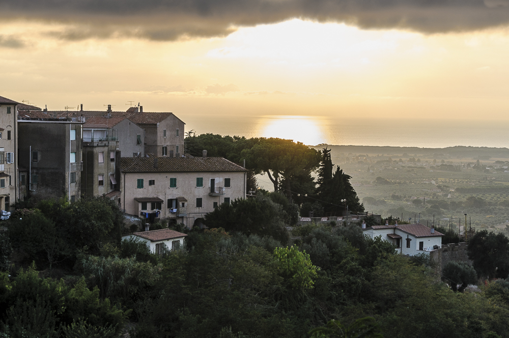 Abend bei Castagneto Carducci