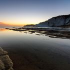 Abend bei den Scala dei Turchi, Agrigento, Sizilien