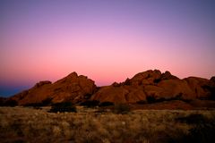 Abend bei der Spitzkoppe