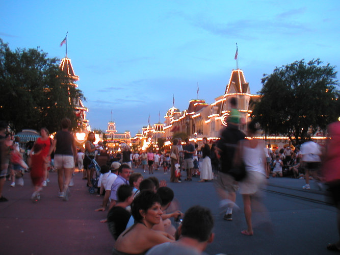 Abend bei Disney World