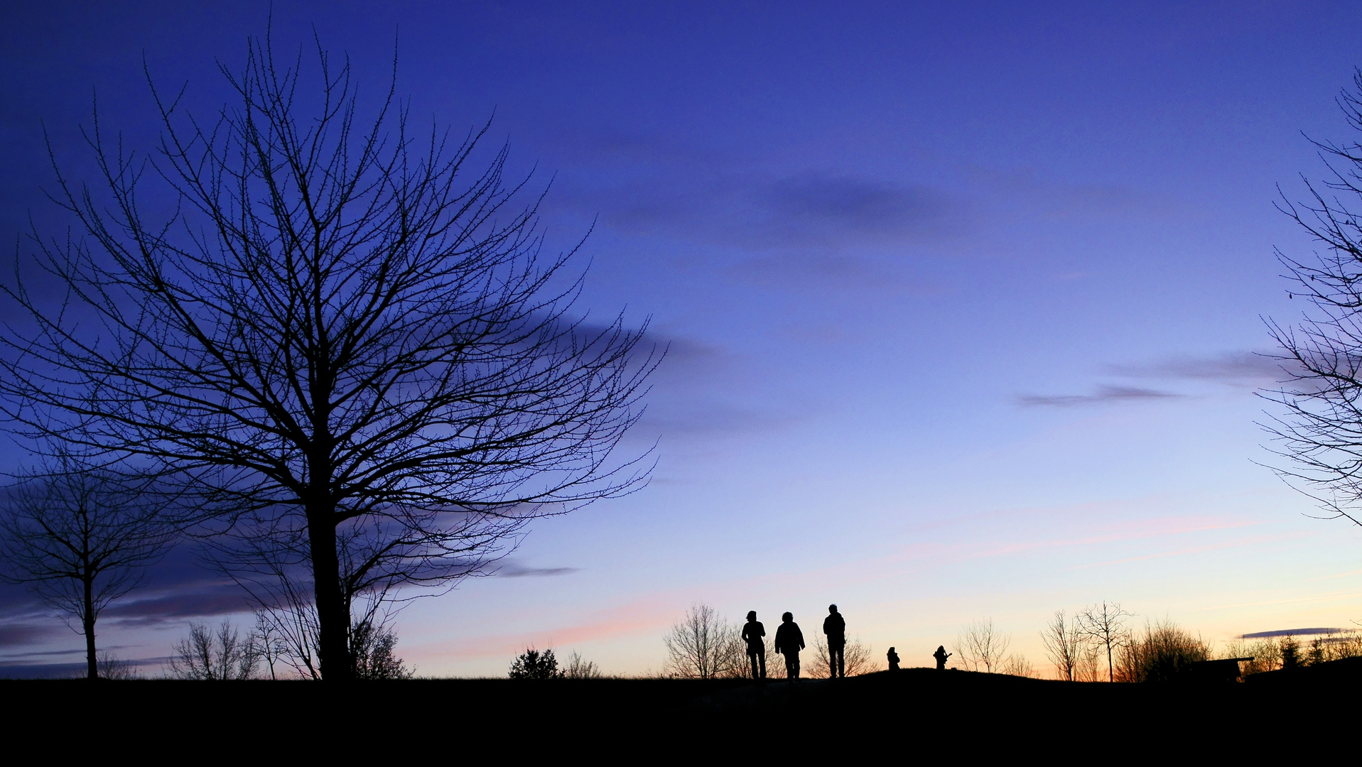 Abend bei Hohenwettersbach (Karlsruhe)