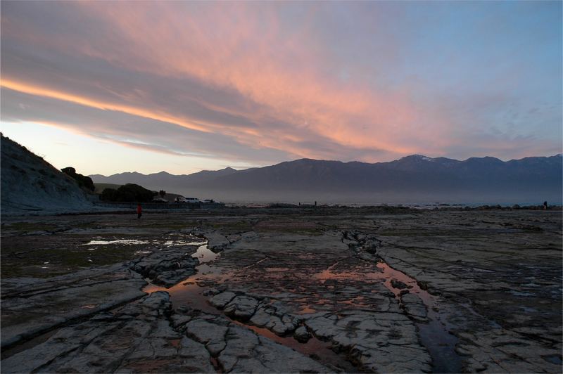 Abend bei Kaikoura