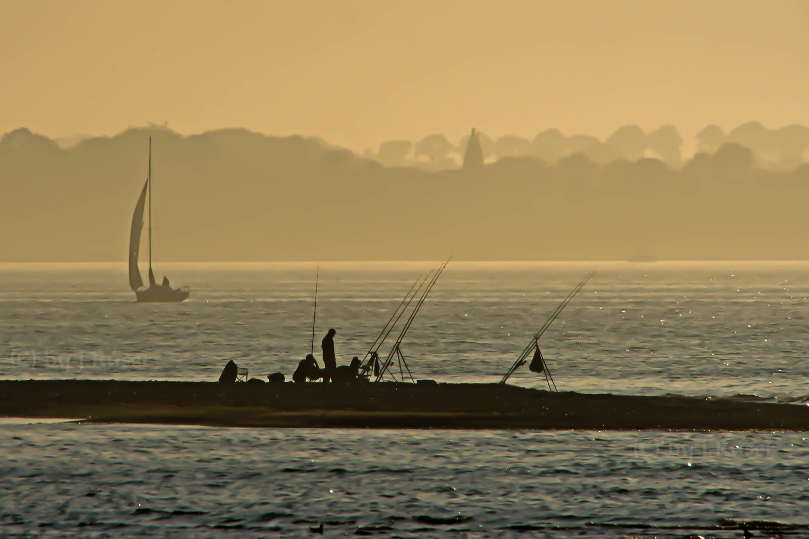 Abend bei Laboe an der Kieler Förde