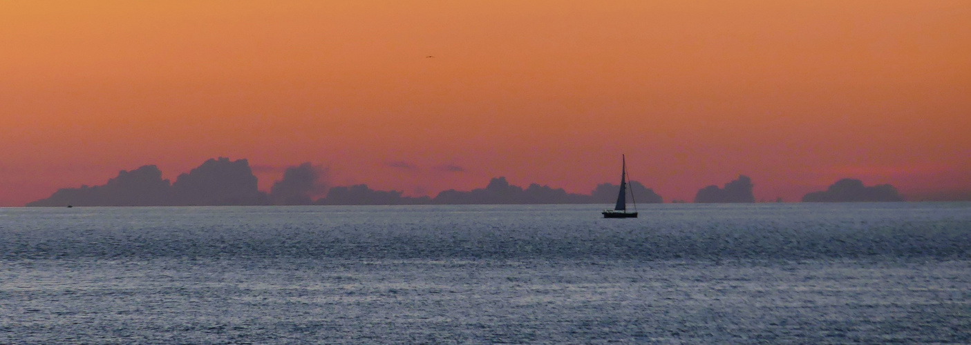 Abend en la bahía de Cádiz 