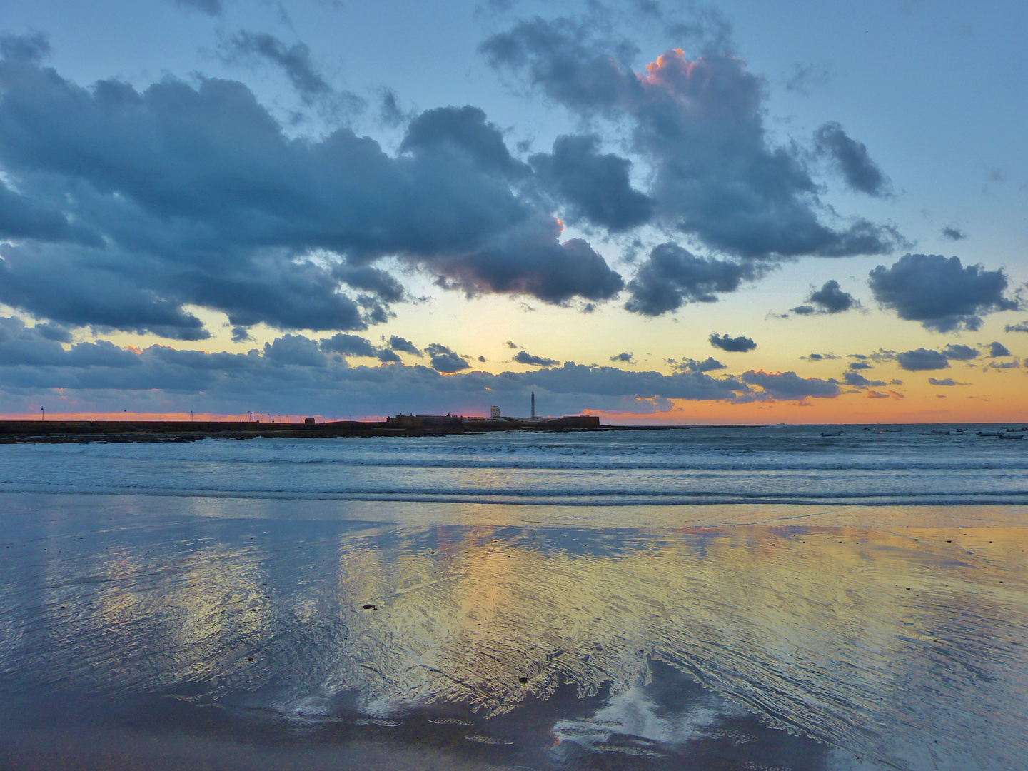 Abend en la caleta de Cádiz