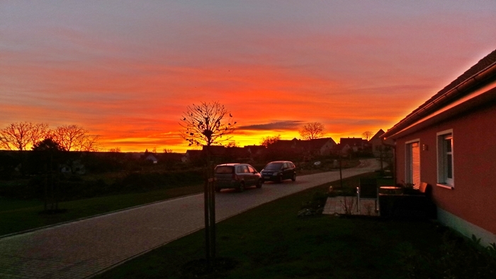 Abend-Himmel in Elbersberg