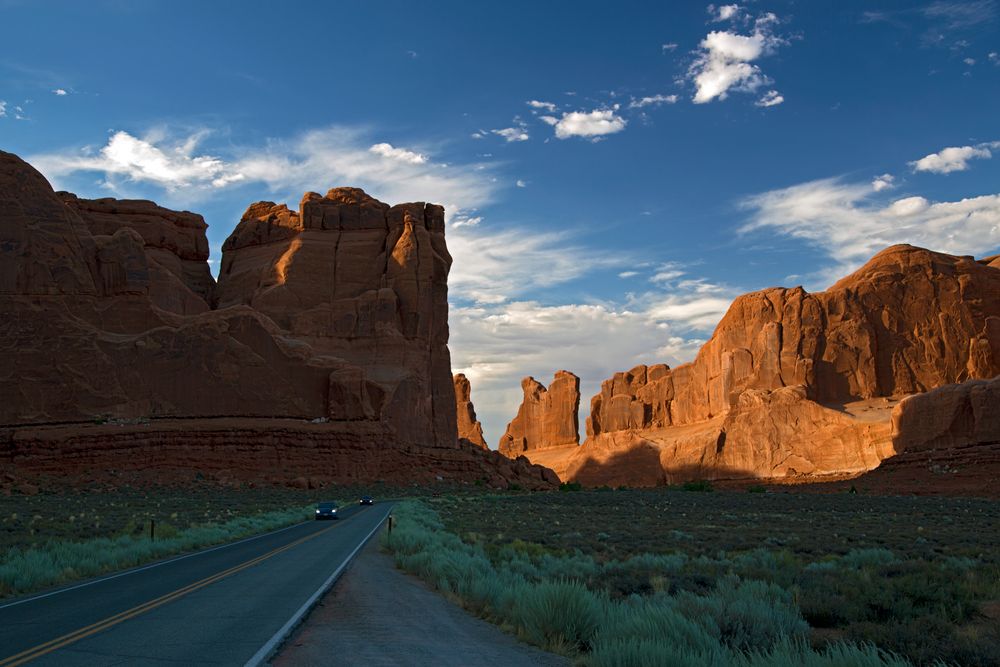 Abend im Arches NP- Utah- USA