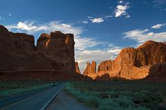 Abend im Arches NP- Utah- USA