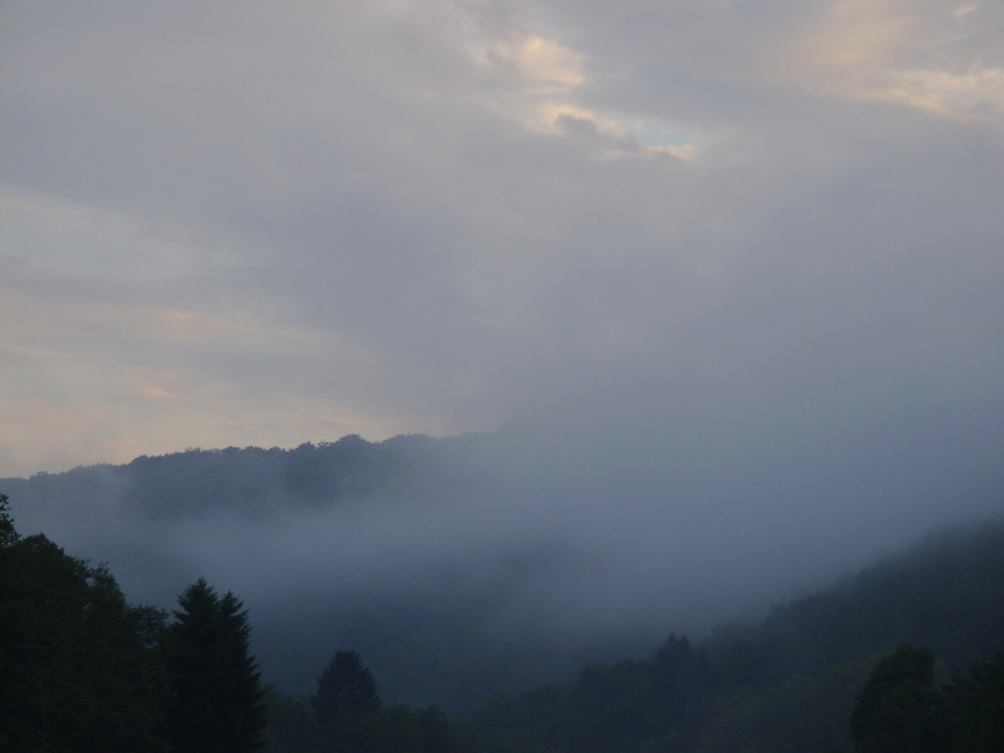 Abend im Bayrischen Wald