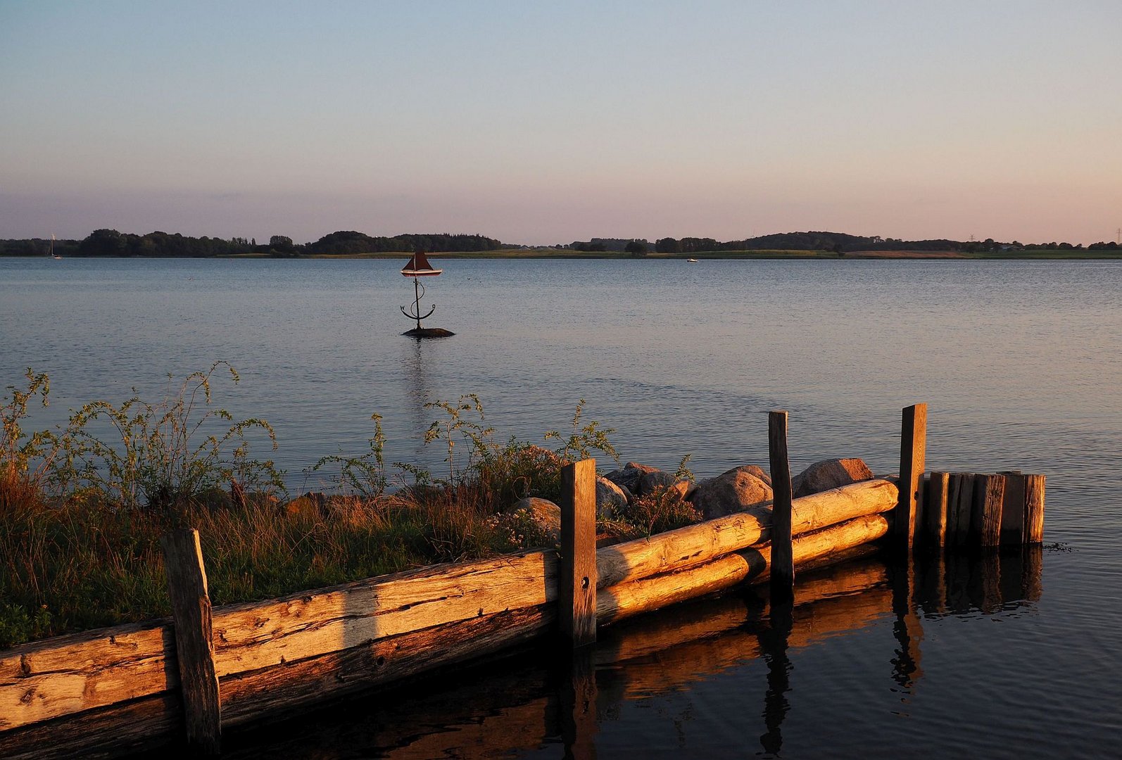 Abend im Fischerdorf Maasholm