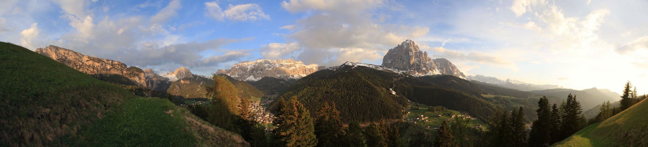 Abend im Grödnertal