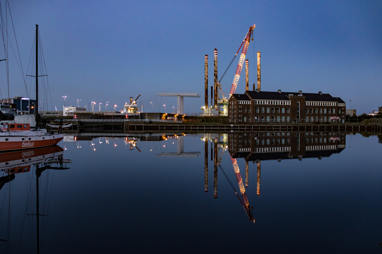 Abend im Hafen