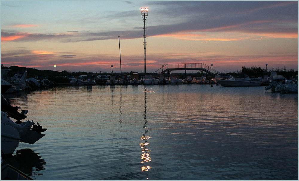 Abend im Hafen.....