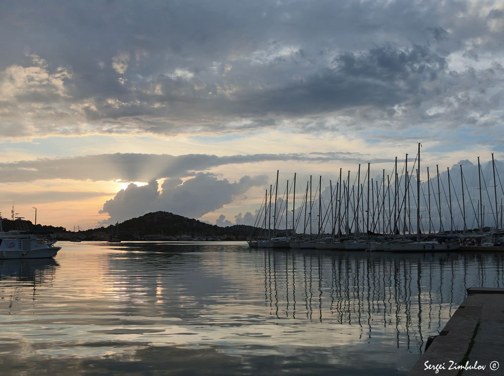 Abend im Hafen