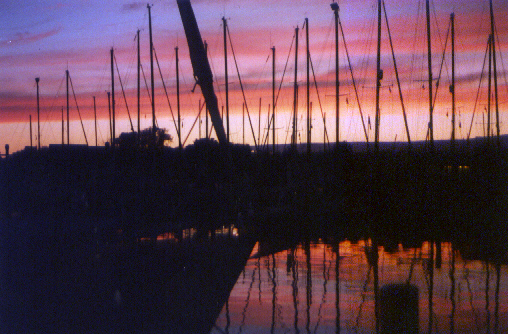 Abend im Hafen