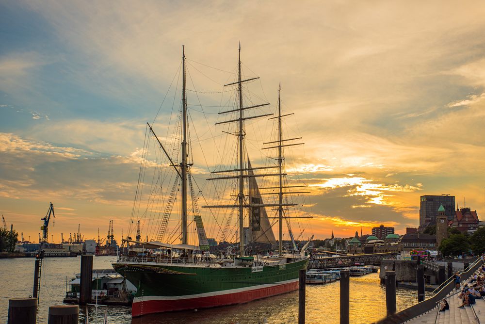 Abend im Hafen