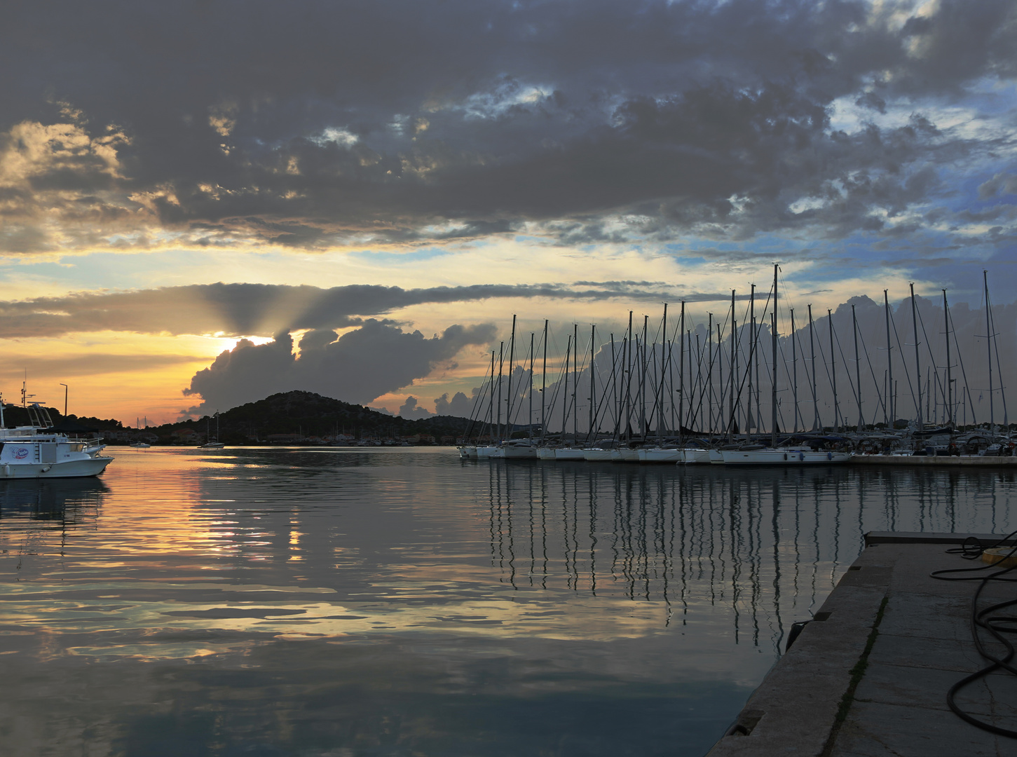 Abend im Hafen