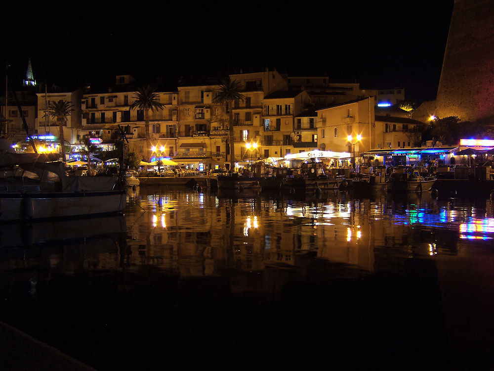 Abend im Hafen von Calvi