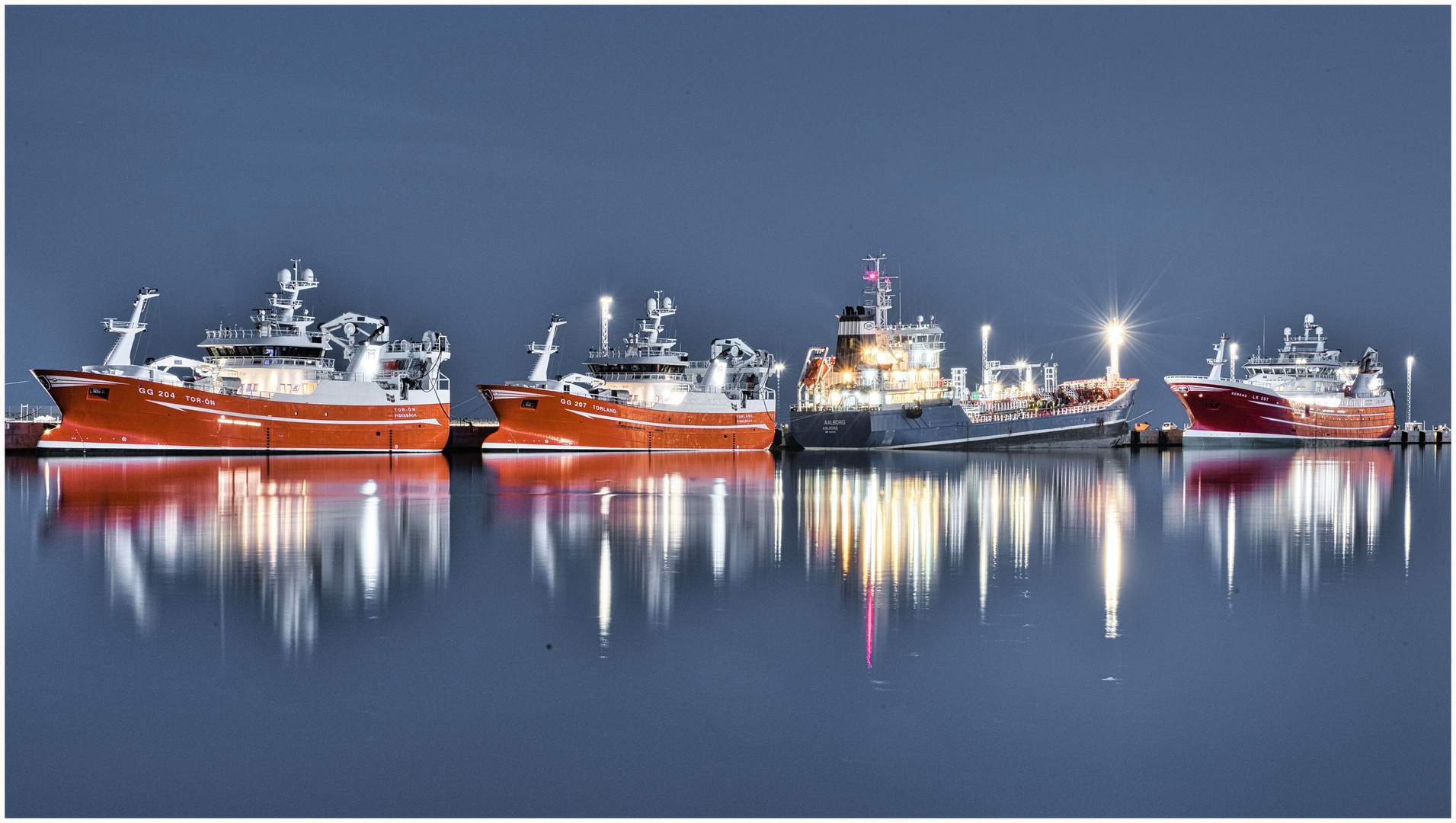 Abend im Hafen von Skagen