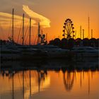 Abend im Hafen von Valencia