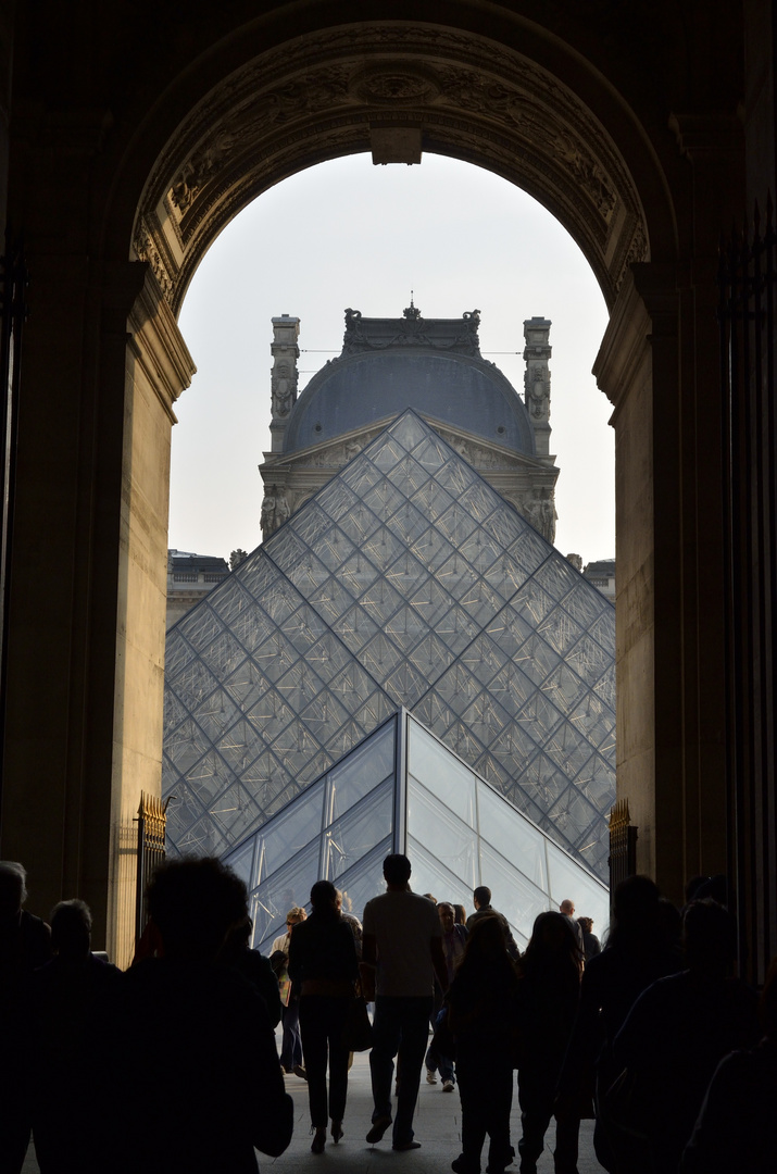 Abend im Louvre